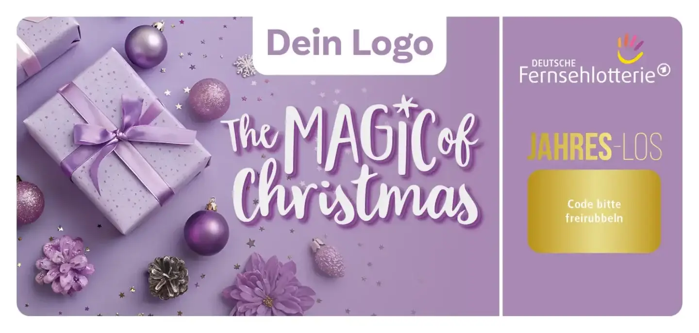 Fernsehlotterie Jahres-Los Weihnachten