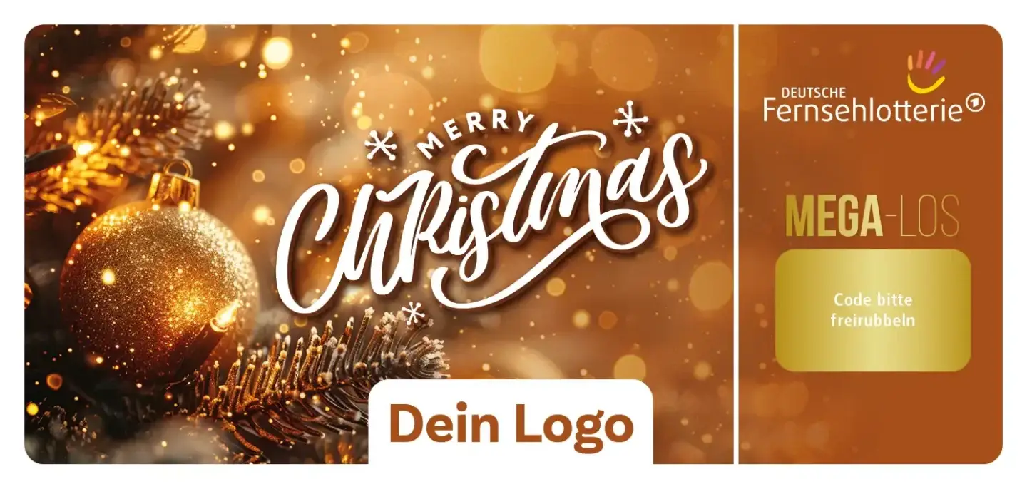 Fernsehlotterie Mega-Los Weihnachten